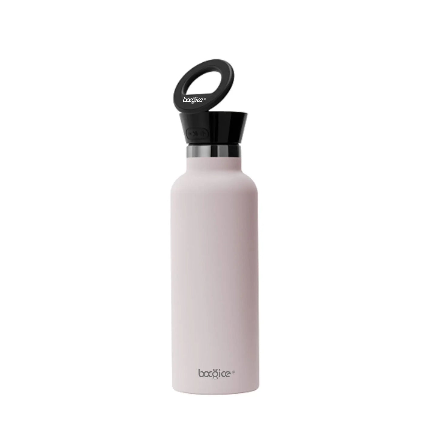 3 in 1 Waterproof Bocoice 550ML Smart Bluetooth Speaker Vacuum Bottle with Phone Holder MagBottle Speaker