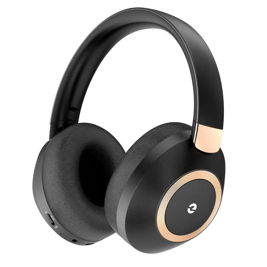 Active Noise Cancelling Wireless Headphones – 100H Playtime, Deep Bass, Bluetooth 5.0, Fast Charging, Over-Ear with Mic
