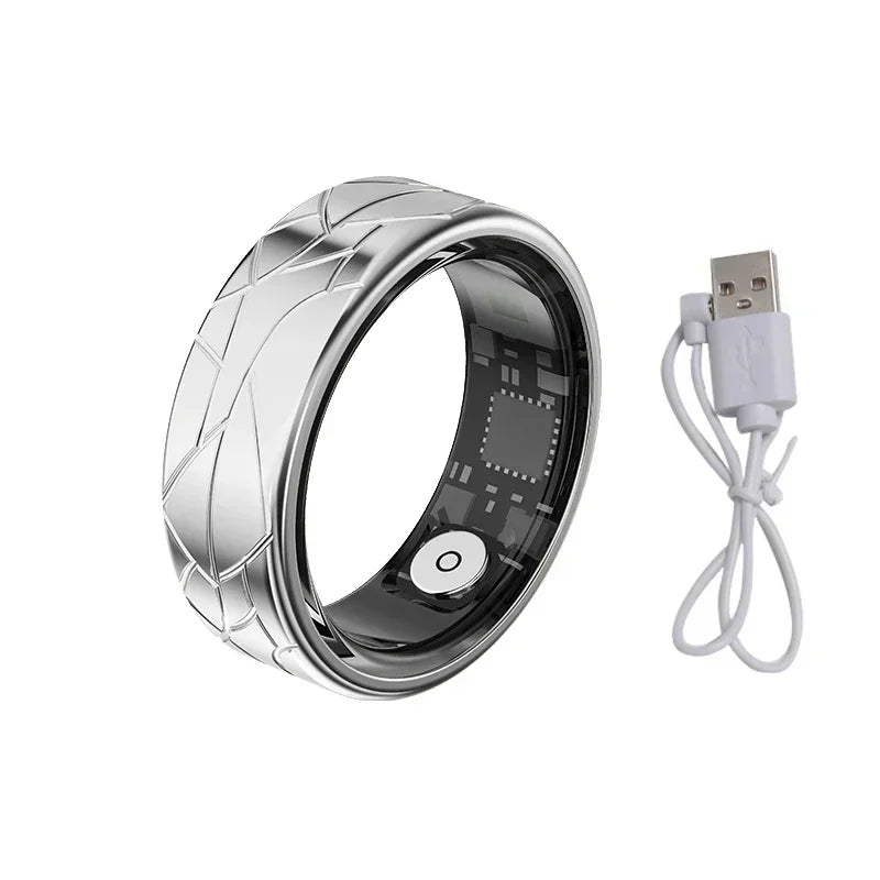 Titan Smart Ring – Precision Health Tracking in a Bold Textured Design