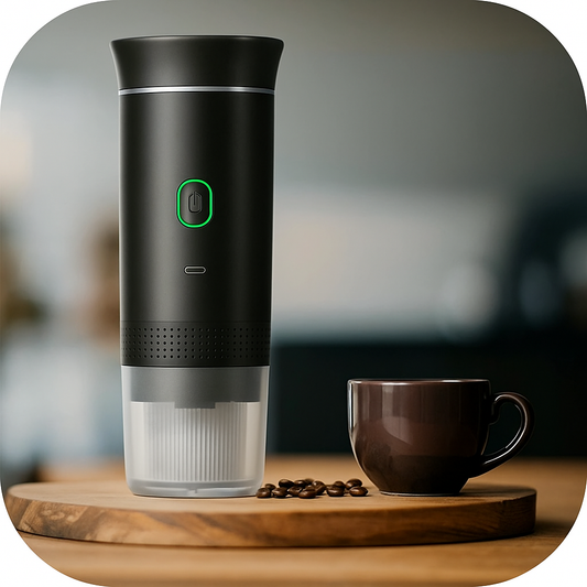 BrewPro™ Cafetera Espresso Portátil – Café Fresco Donde Quieras, Cuando Quieras