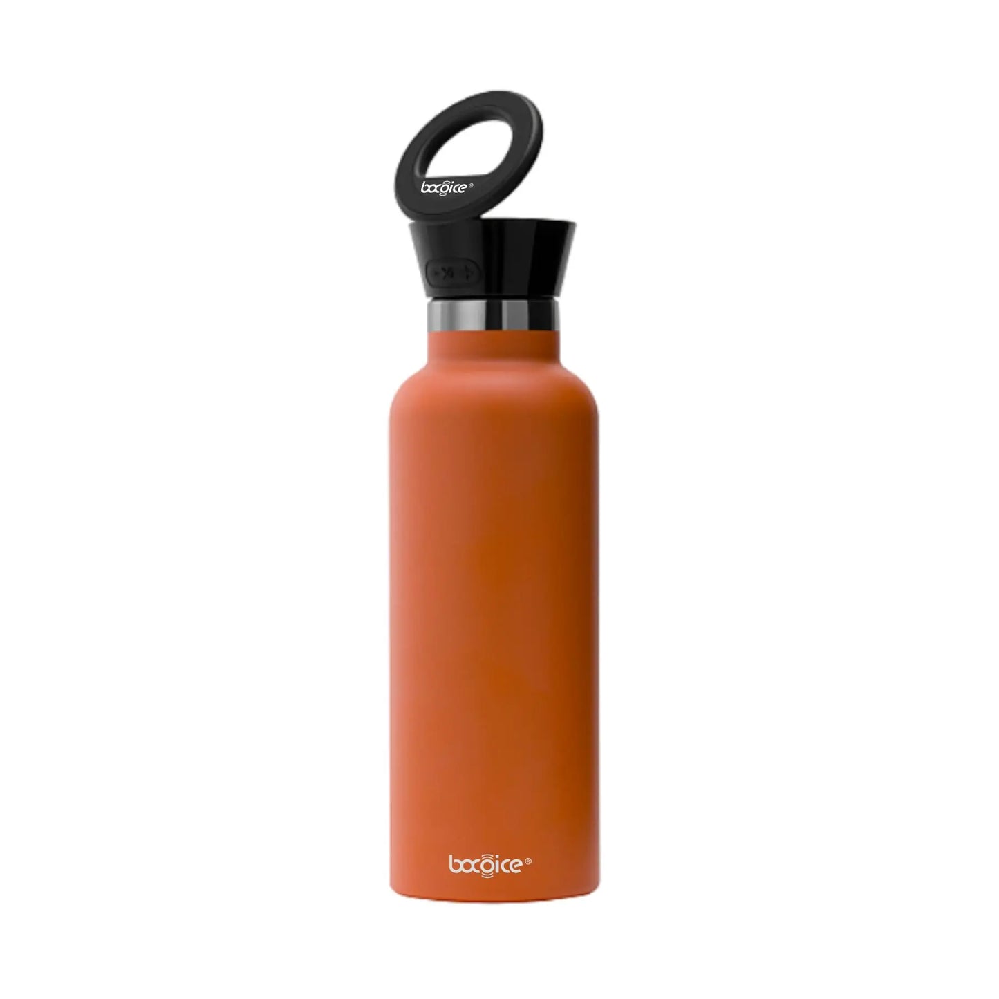 3 in 1 Waterproof Bocoice 550ML Smart Bluetooth Speaker Vacuum Bottle with Phone Holder MagBottle Speaker
