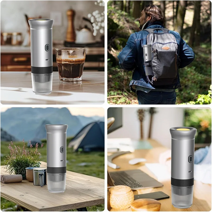 BrewPro™ Cafetera Espresso Portátil – Café Fresco Donde Quieras, Cuando Tu Quieras