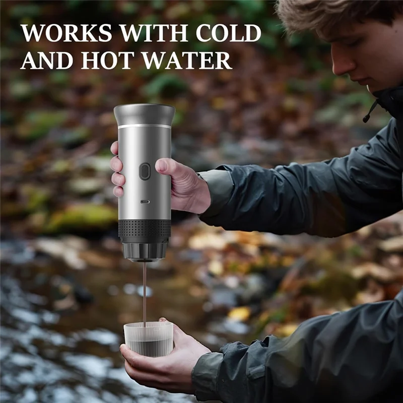 BrewPro™ Cafetera Espresso Portátil – Café Fresco Donde Quieras, Cuando Tu Quieras