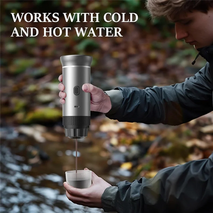 BrewPro™ Cafetera Espresso Portátil – Café Fresco Donde Quieras, Cuando Tu Quieras