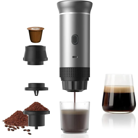 BrewPro™ Cafetera Espresso Portátil – Café Fresco Donde Quieras, Cuando Tu Quieras