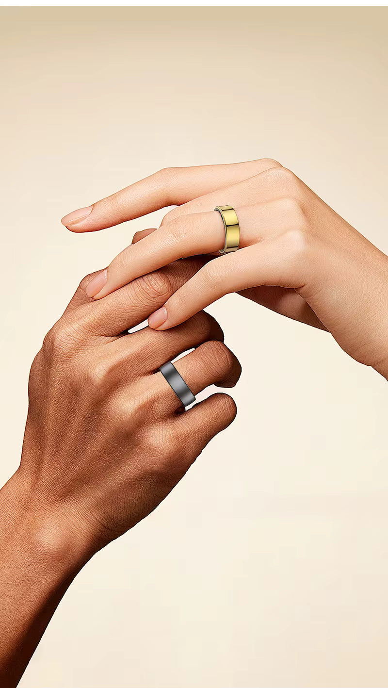 💍Solis Smart Ring – Track Sleep, Stress & Health in Style