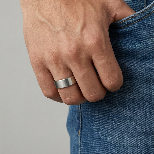 Vanta Smart Ring silver - everyday wear